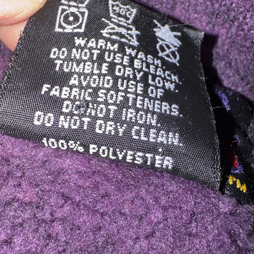 Red Rover Polartec Fleece‎ Pullover Sweater Size Small Purple Long Sleeve